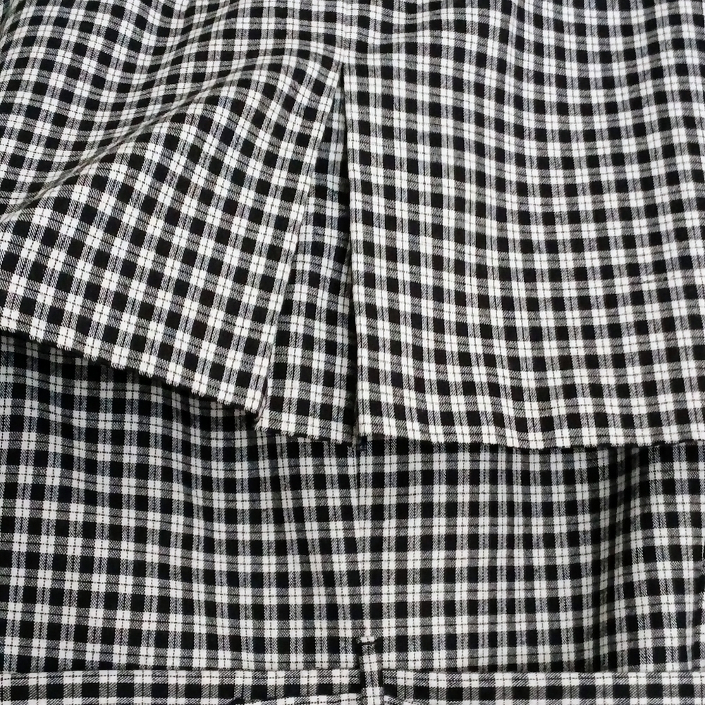 NWT S J.CREW COLLECTION Black Harriet Trench Coat in English Gingham - Picture 6 of 10